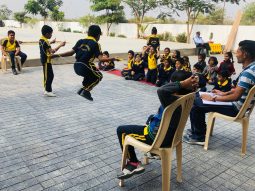 international public school - Student Rope Skipping