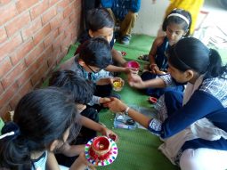 diya-making-activity-vijaya-convent-school-amravati